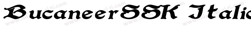 BucaneerSSK Italic字体转换